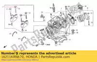 16211KRN670, Honda, isolator, carburateur honda crf  r x l m crf250r crf250x 250 , Nieuw