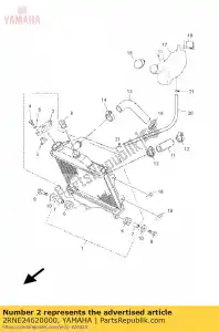 yamaha 2RNE24620000 boné - Lado inferior