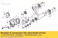 11545MAJG20, Honda, joint, l. fr. couverture honda st 1100 1990 1991 1992 1993 1994 1995 1996 1997 1998 1999 2000 2001, Nouveau