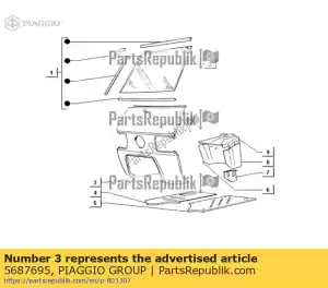 Piaggio Group 5687695 os?ona przednia - Dół