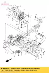 Ici, vous pouvez commander le boulon 2 auprès de Yamaha , avec le numéro de pièce 1SCE54820000: