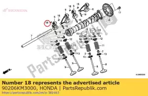 honda 90206KM3000 nut, tappet adjusting - Bottom side