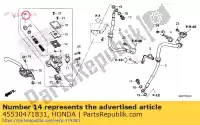 45530471831, Honda, zestaw cylindrów, master honda  (b) (d) japan jc61-100 (j) type 2 japan hc06-100 (l) japanese domestic / nc29-100 (n) 1993 (p) spain anf ca cb cbf cbr clr cmx cn cr crf f (e) fes fjs fmx fwd (d) fx gl mtx nc nes nsa nsr nsr mini hrc japan nss nt ntv nx pa mb5 (z) netherlands pc p, Nowy