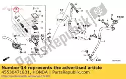 Aquí puede pedir juego de cilindros, maestro de Honda , con el número de pieza 45530471831: