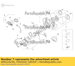 Aprilia AP8224256, Fenster, OEM: Aprilia AP8224256