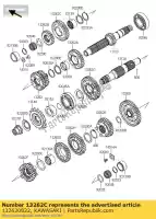 132620822, Kawasaki, gear,input top,27t er650ecf kawasaki er-6f er-6n kle klz 650 1000 2012 2013 2014 2015 2016, New