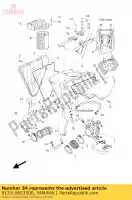 9131L0603500, Yamaha, tornillo yamaha bt xt 660 1100 2002 2003 2004 2005 2006 2008 2009 2010 2011 2012 2015, Nuevo