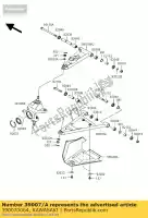 390070064, Kawasaki, Brazo-susp, fr, lwr, lh kawasaki kvf750 4x4 kvf650 brute force 650 4x4i 750 , Nuevo