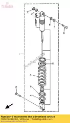 Here you can order the bolt 1 from Yamaha, with part number 3JD222410000: