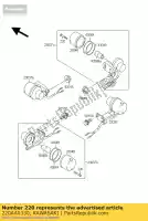 220AA0330, Kawasaki, tornillo-pan-cruz kawasaki kdx250 d tracker 250 125 , Nuevo