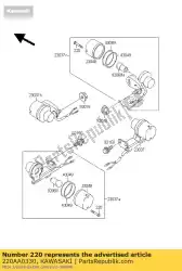 schroef-pan-kruis van Kawasaki, met onderdeel nummer 220AA0330, bestel je hier online: