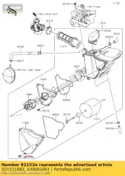 Qui puoi ordinare bullone, wp, 5x14 klx125caf da Kawasaki , con numero parte 921531882: