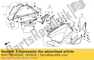 honda 64475MGE000 stra?nik, r. kolano - Dół