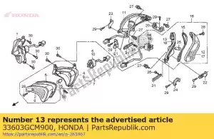 Honda 33603GCM900 base comp., r. rr. clignotant - La partie au fond