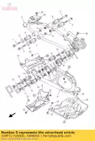 1HPF21720000, Yamaha, brazo, trasero 2 yamaha  yfm 550 700 2007 2008 2009 2010 2011 2012 2013 2014 2015 2016 2017 2018 2019 2020 2021, Nuevo