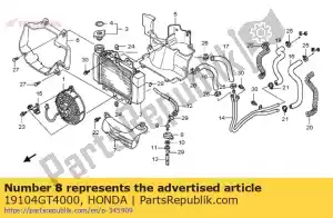 honda 19104GT4000 tappo, serbatoio di riserva - Il fondo