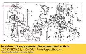 honda 16033MENA01 hendel set, pomp - Onderkant