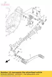 schakel as van Yamaha, met onderdeel nummer 5VN181300000, bestel je hier online: