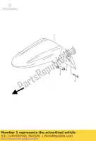 5311146H00YAY, Suzuki, parafango anteriore suzuki gsf bandit su a sua s  sa u ua gsf650nsnasa gsf1250a gsf650sasa 650 1250 , Nuovo