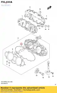 suzuki 3415315H00 emballage - La partie au fond