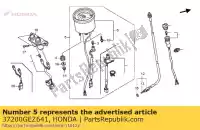 37200GEZ641, Honda, snelheidsmeter assy. (km / u) honda nps 50 2005 2006 2007 2008 2009 2010 2011 2012, Nieuw