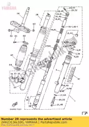 Here you can order the tube, outer 2 from Yamaha, with part number 2HH23136L000: