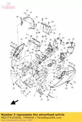 Aqui você pode pedir o apoio para os pés 2 em Yamaha , com o número da peça 4B5274210000: