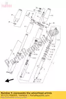 5S7231700000, Yamaha, cylinder cylindra, przedni widelec yamaha xvs 950 2009 2010 2011 2012, Nowy