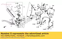 45156MGY640, Honda, klem, l fr brk honda vfr  a crossrunner x vfr800x 800 , Nieuw