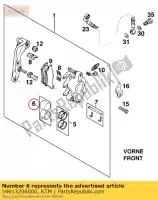 54613206000, KTM, kit de réparation piston 28mm ktm  adventure competition duke e egs enduro exc exe lc lc2 lc4 ls lse mxc rally rallye rxc sc six sup super supermoto sx sxc sxs txc xc xcf xcr 125 144 200 250 300 350 360 380 400 440 450 505 520 525 530 540 550 620 625 640 660 1994 1995 1996 1997 1998 1, Nouveau