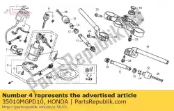 Here you can order the key set from Honda, with part number 35010MGPD10: