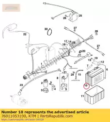Aqui você pode pedir o bateria 12v / 8ah em KTM , com o número da peça 76011053100: