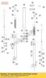 ktm 7701205AC plug l / s cpl. - Il fondo