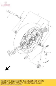 yamaha 5B2F5160A000 cast di ruote assy - Il fondo