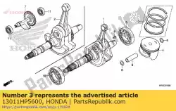 Here you can order the ring set, piston(0. 25) from Honda, with part number 13011HP5600: