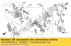 Aqui você pode pedir o suporte subassy., r. Fr. Em Honda , com o número da peça 45290MFAD12: