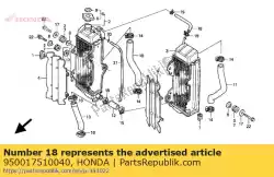 Qui puoi ordinare tubo, carburante, 7. 3x100 (950017500160m) da Honda , con numero parte 950017510040: