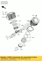 130020001, Kawasaki, à piston kawasaki vn classic h  a g vulcan lt j limited d e f vn2000 2000 , Nouveau