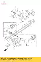 1D7847101000, Yamaha, gruppo fanale posteriore yamaha xv 1900 2006 2007 2008 2009 2011 2012 2013, Nuovo