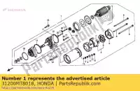 31200MT8018, Honda, motor assy., starter & re honda gl goldwing se valkyrie f6c  gold wing interstate i aspencade a gl1500 gl1500se gl1500a 1500 , New