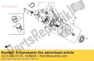 Honda 13111GC4710 pin piston - Bottom side