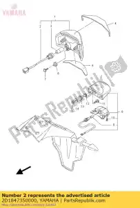 yamaha 2D1847350000 cord assy - Bottom side