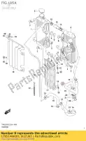 1785146K00, Suzuki, manguera, entrada de radiador suzuki rmz250 250 , Nuevo