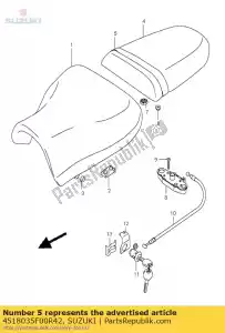 suzuki 4518035F00R42 zespó? zespo?u, siedzenie - Dół