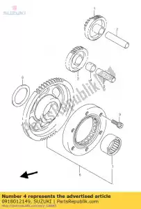 Suzuki 0918012149 espaçador, 12,2x20x - Lado inferior