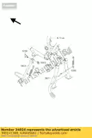 340241388, Kawasaki, stand-side ej650-a3 kawasaki w 650 1999 2001 2002 2003 2004 2005 2006, Nuovo