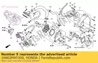 19063MAT000, Honda, joint, eau honda cbr super blackbird xx cbr1100xx 1100 , Nouveau