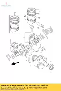 Suzuki 1222906B000D0 rolamento c.shaft - Lado inferior