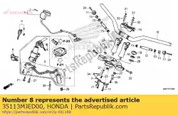 Aqui você pode pedir o chave do emblema em Honda , com o número da peça 35113MJED00: