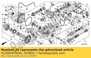 Honda 41506HP5600 colarinho, fr. embreagem final - Lado inferior